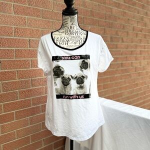 Justice Active Pug Dog Top